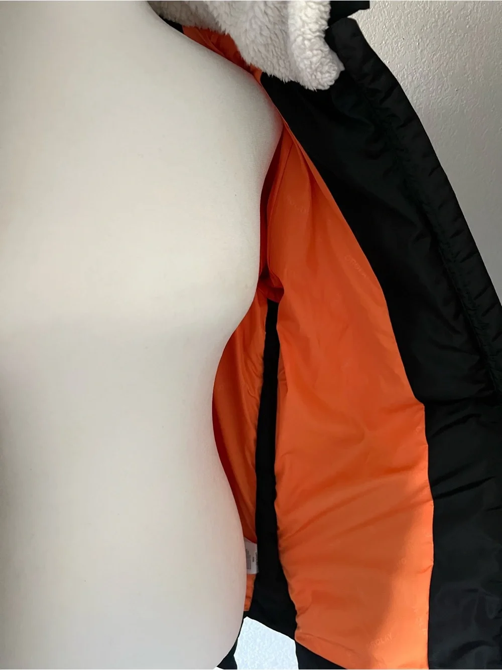 Kids Black Hooded Puffer Jacket - Warm Winter Coat